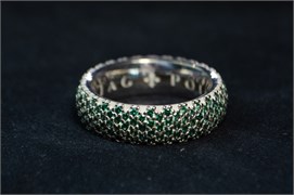 Кольцо Bubble #2 Silvergreen 200024